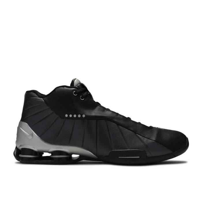 ナイキ Nike 【 Shox Bb4 \u0027Black Metallic Silver\u0027 Men Black/Metallic Silver/Black 】 Shox ショックス メンズ 黒いこと 黒いこと Silver しろがね色・しろがね色