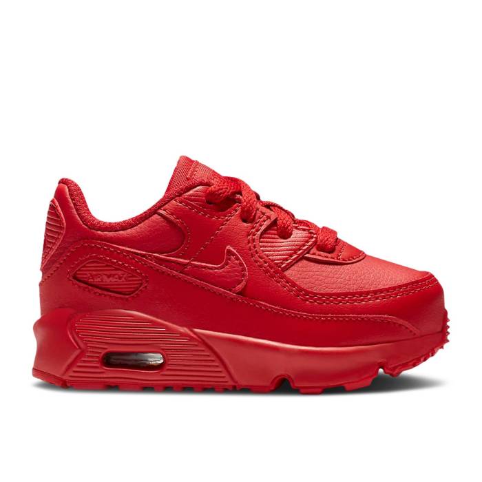 ナイキ Nike 【 Air Max 90 Td \u0027Triple Red\u0027 Infant University Red/Black/University Red 】 マックス もの言う花 Red 赤・赤いこと 黒いこと 黒いこと