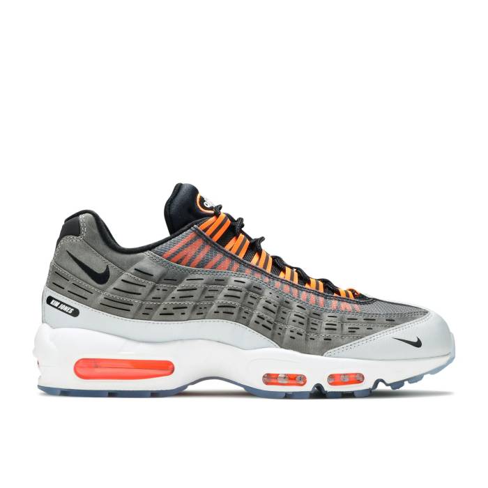 ナイキ Nike 【 Kim Jones X Air Max 95 \u0027Total Orange\u0027 Men Black/Total Orange 】 マックス メンズ 黒いこと 黒いこと orange 橙・オレンジ色