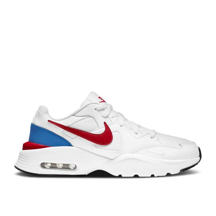 ナイキ Nike 【 Air Max Fusion 'White Blue Red' Men White/Pacific Blue/Gym Red 】 マックス Fusion フュージョン 青色 ブルー メンズ 白色 ホワイト パシフィック 青色 ブルー Red 赤・レッド