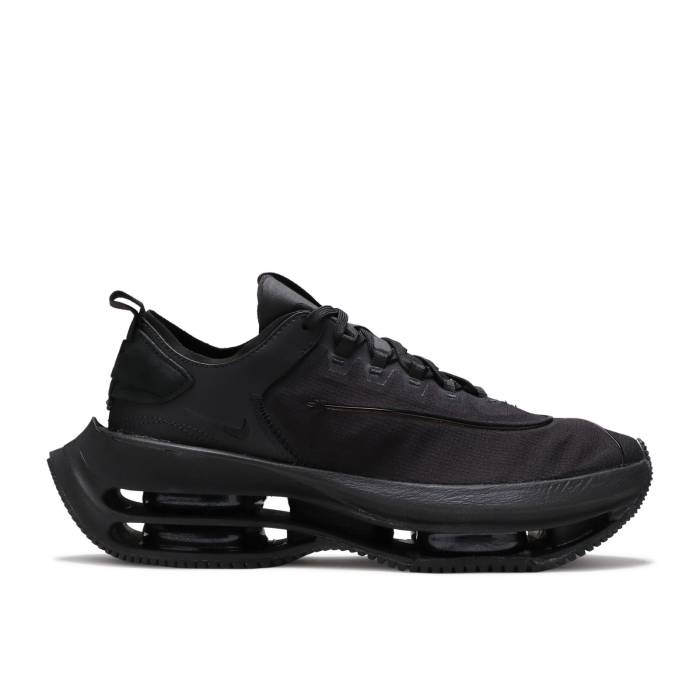 ナイキ Nike 【 Wmns Zoom Double Stacked 'Triple Black' Women Black/Black/Dark Smoke Grey/Black 】 ズーム レディース 黒色 ブラック 灰色 グレー
