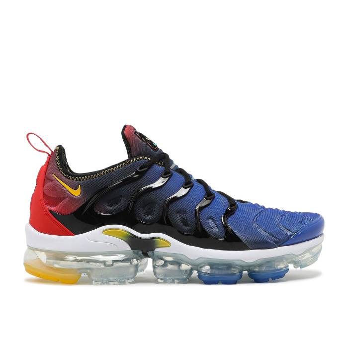 ナイキ Nike 【 Air Vapormax Plus Live Together, Play Together Men Black/Astronomy Blue/Chile Red/University Gold 】 メンズ 黒色 ブラック 青色 ブルー Red 赤・レッド ゴールド