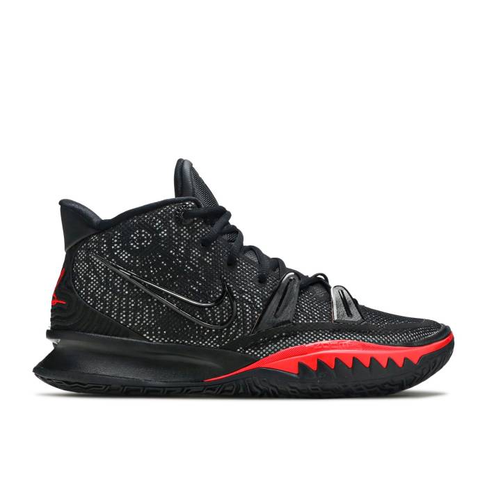ナイキ Nike 【 Kyrie 7 Ep Bred Men Black/University Red/White/Black 】 Kyrie カイリー メンズ 黒色 ブラック Red 赤・レッド 白色 ホワイト