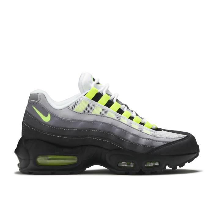 ナイキ Nike 【 Air Max 95 Og ガウス \u0027Neon\u0027 2020 Youth Black/Neon Yellow/Light Graphite 】 マックス お坊っちゃん キッズ 黒いこと 黒いこと yellow 黄味がかった・黄色