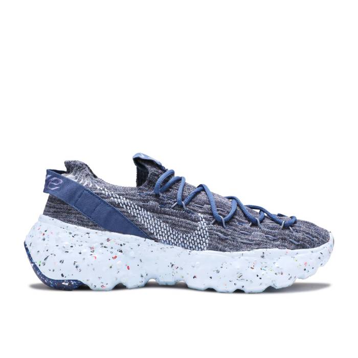 ナイキ Nike 【 Wmns Space Hippie 04 \u0027Mystic Navy\u0027 Women Mystic Navy/Chambray Blue/Coastal Blue 】 レディース 紺色 米国海軍 青み 青色