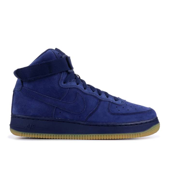 ナイキ Nike 【 Air Force 1 High Lv8 Gs Blue Void Gum Youth Blue Void/Blue Void 】 ハイ ジュニア キッズ 青色 ブルー