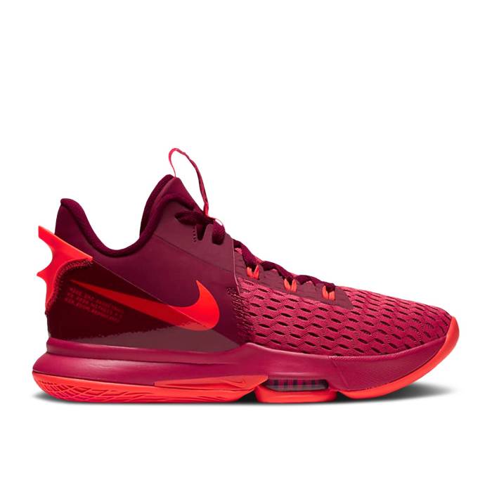 ナイキ Nike 【 Lebron Witness 5 \u0027Gym Red Crimson\u0027 Men Gym Red/Team Red/Bright Crimson 】 Lebron レブロン Red 赤・赤いこと メンズ Red 赤・赤いこと Team 野球クラブ クリムゾン メンズ靴-靴-スニーカー