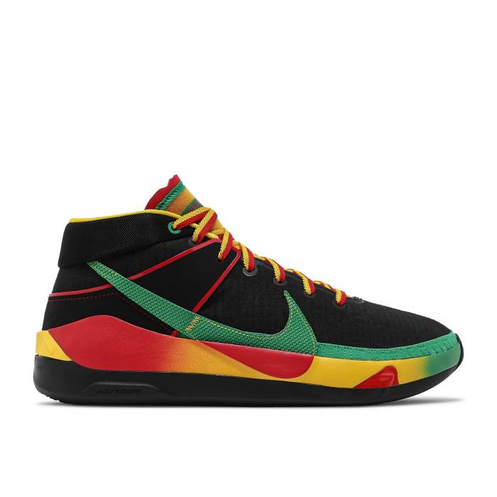 ナイキ Nike 【 Kd 13 \u0027Rasta\u0027 Men Black/Lucky Green/Speed Yellow/University Red 】 13 サー青二才 メンズ 黒いこと 黒いこと green 緑・緑であること Speed 素早さ yellow 黄味がかった・黄色 Red 赤・赤いこと