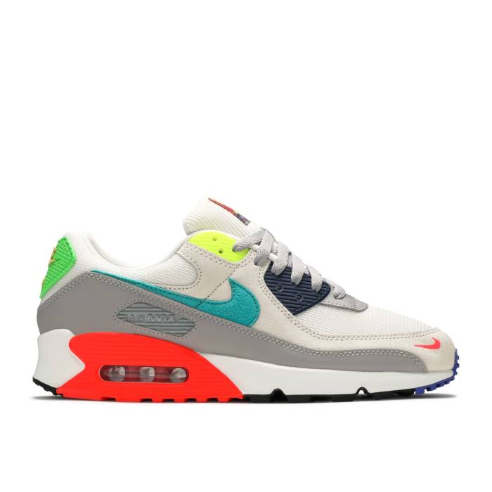 ナイキ Nike 【 Air Max 90 Evolution Of Icons Men Pearl Grey/Sport Turquoise/Summit White/Black 】 マックス メンズ パール 灰色 グレー 白色 ホワイト 黒色 ブラック