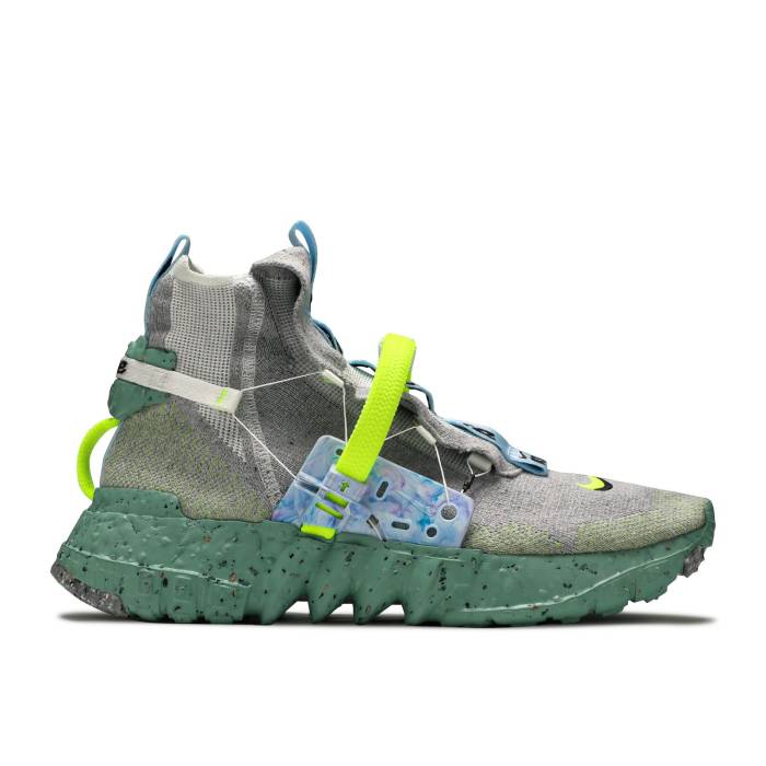 ナイキ Nike 【 Space Hippie 03 \u0027Healing Jade\u0027 Men Wolf Grey/Volt/Healing Jade 】 メンズ 薄墨色 薄墨色 翡翆・ジェード