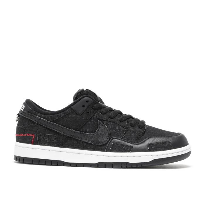 ナイキ Nike 【 Wasted Youth X Dunk Low Sb \u0027Black Denim\u0027 Men Black/University Red/White/Black 】 赤ちゃん用 ダンク エスビー メンズ 黒いこと 黒いこと Red 赤・赤いこと 白いこと 白いこと
