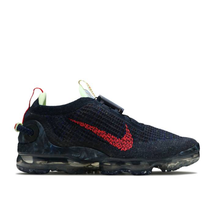 ナイキ Nike 【 Air Vapormax 2020 Flyknit 'Obsidian Siren Red' Men Obsidian/Barely Volt/Anthracite/Siren Red 】 フライニット メンズ Red 赤・レッド