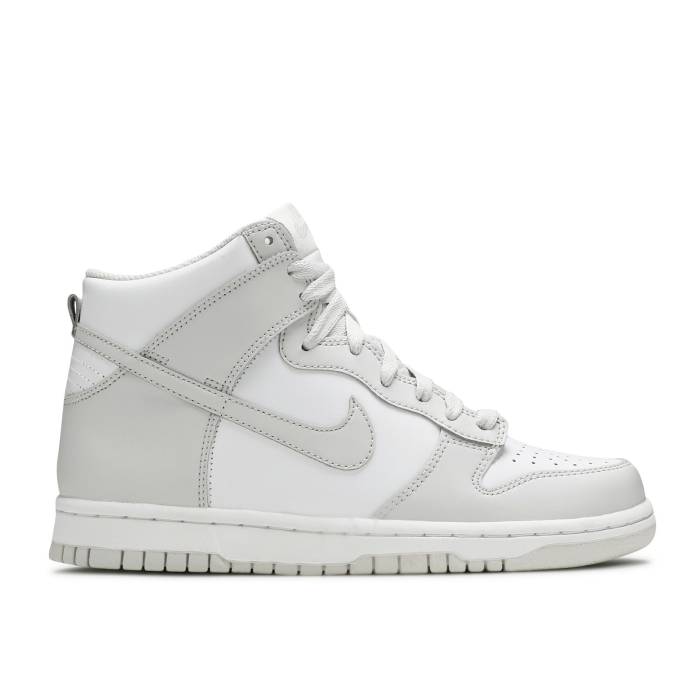 ナイキ Nike 【 Dunk High Gs 'Vast Grey' Youth White/Vast Grey/White 】 ダンク ハイ ジュニア キッズ 白色 ホワイト 灰色 グレー|スニケス