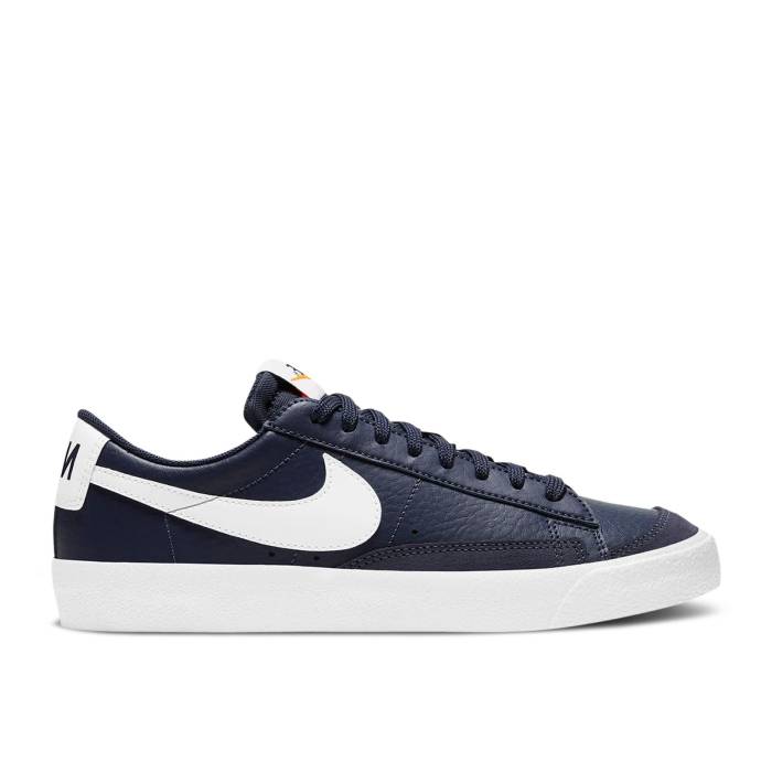 ナイキ Nike 【 Blazer Low '77 Gs 'Midnight Navy' Youth Midnight Navy/Team Orange/White 】 ブレイザー ジュニア キッズ 紺色 ネイビー Team チーム orange 橙・オレンジ 白色 ホワイト