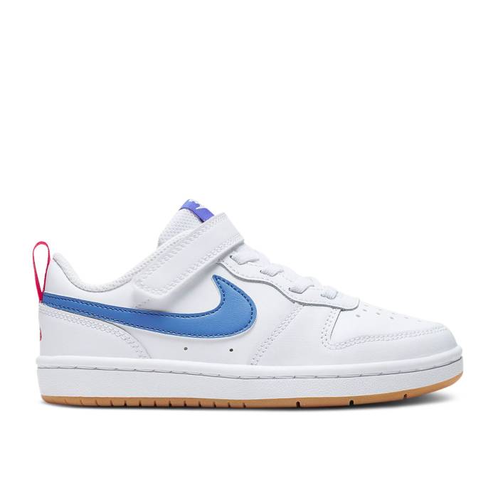ナイキ Nike 【 Court Borough Low 2 Ps 'White Pacific Blue' Youth White/University Red/Gum Light Brown/Pacific Blue 】 コート パシフィック ジュニア キッズ 白色 ホワイト Red 赤・レッド 茶色 ブラウン パシフィック