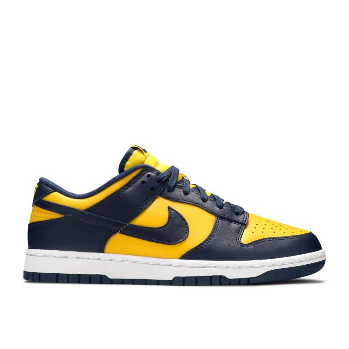 ナイキ Nike 【 Dunk Low Michigan 2021 Men Varsity Maize/Midnight Navy/White 】 ダンク メンズ 紺色 ネイビー 白色 ホワイト