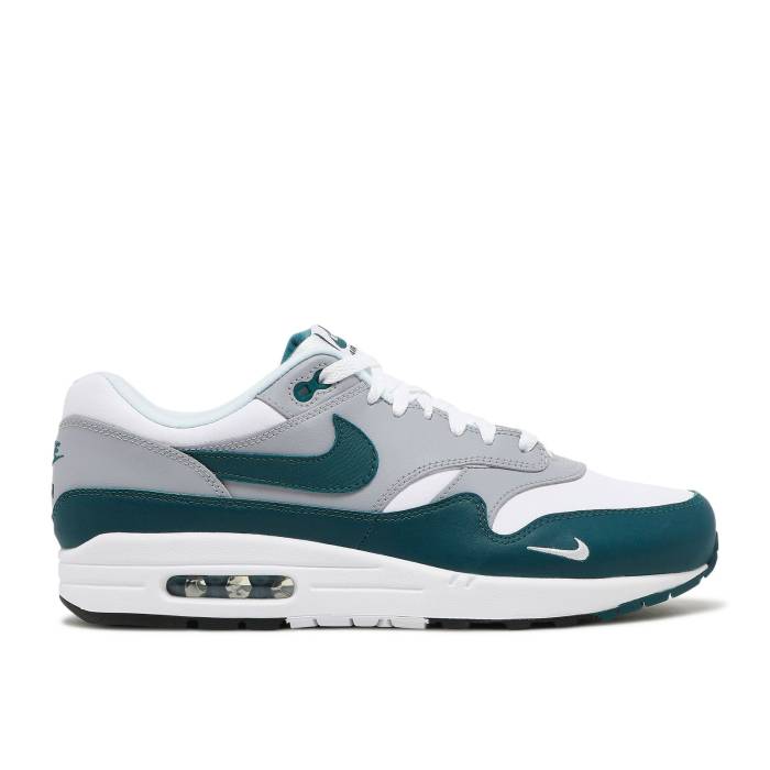 ナイキ Nike 【 Air Max 1 Lv8 \u0027Dark Teal Green\u0027 Men White/Dark Teal Green/Wolf Grey/Black 】 マックス メンズ 白いこと 白いこと green 緑・緑であること 薄墨色 薄墨色 黒いこと 黒いこと