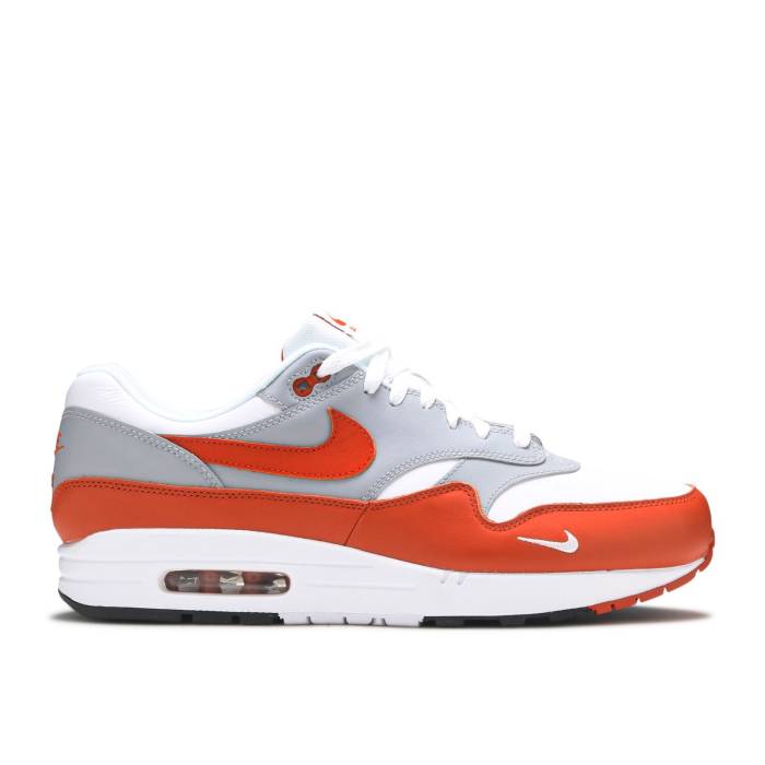 ナイキ Nike 【 Air Max 1 Lv8 \u0027Martian Sunrise\u0027 Men White/Martian Sunrise/Wolf Grey/Black 】 マックス メンズ 白いこと 白いこと 薄墨色 薄墨色 黒いこと 黒いこと