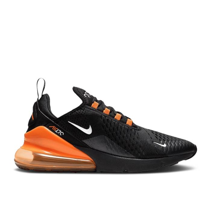 ナイキ Nike 【 Air Max 270 \u0027Halloween\u0027 Men Black/Total Orange/Metallic Silver 】 マックス メンズ 黒いこと 黒いこと orange 橙・オレンジ色 Silver しろがね色・しろがね色