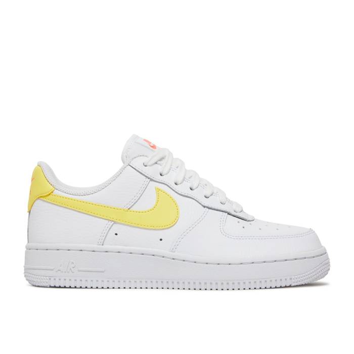 ナイキ Nike 【 Wmns Air Force 1 '07 'White Light Citron' Women White/Bright Mango/White/Light Citron 】 レディース 白色 ホワイト