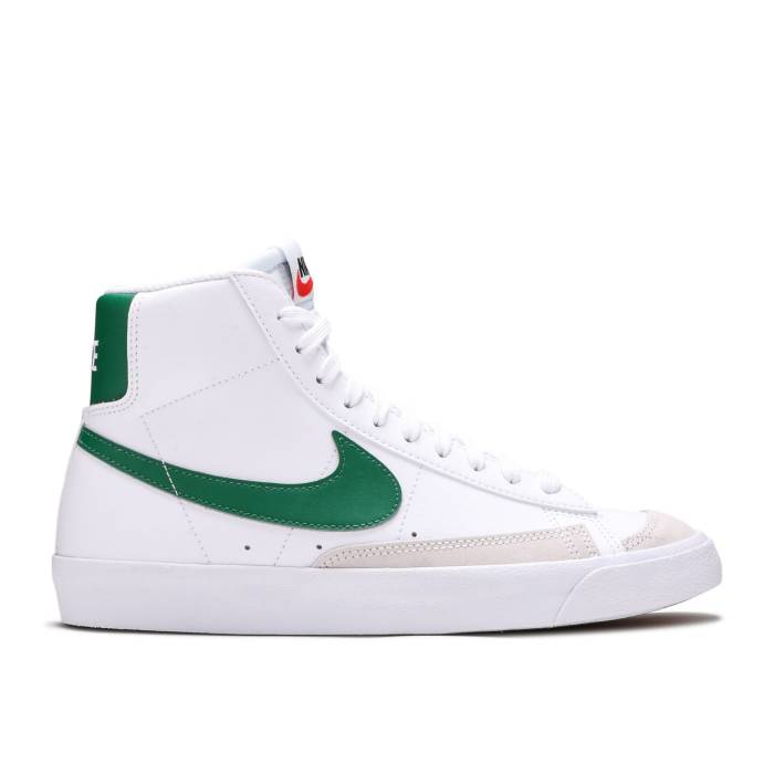 ナイキ Nike 【 Blazer Mid \u002777 ガウス \u0027White Pine Green\u0027 Youth White/Pine Green/Black/Pine Green 】 ブレイザー ミッド 御坊っちゃん キッズ 白いこと 白いこと green 緑・緑であること 黒いこと 黒いこと