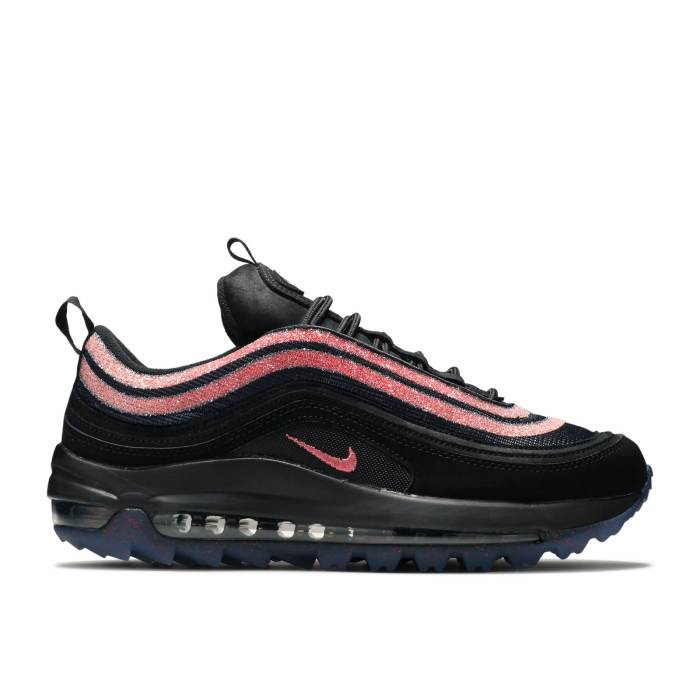 ナイキ Nike 【 Swarovski X Air Max 97 Golf Nrg \u0027Black Oracle Pink\u0027 Men Black/Oracle Pink/Anthracite 】 マックス golf ゴルフ メンズ 黒いこと 黒いこと pink さくら色