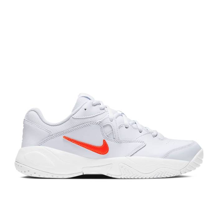 ナイキ Nike 【 Wmns Court Lite 2 \u0027Football Grey Bright Crimson\u0027 Women Football Grey/White/Bright Crimson 】 厚地の外套 点火装置 薄墨色 薄墨色 レディース 蹴球 薄墨色 薄墨色 白いこと 白いこと クリムゾン