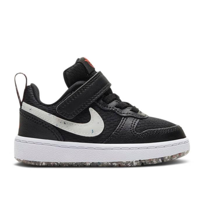 ナイキ Nike 【 Court Borough Low 2 Se Td \u0027Black Speckle\u0027 Infant Black/Bright Crimson/White 】 厚地の外套 もの言う花 黒いこと 黒いこと クリムゾン 白いこと 白いこと
