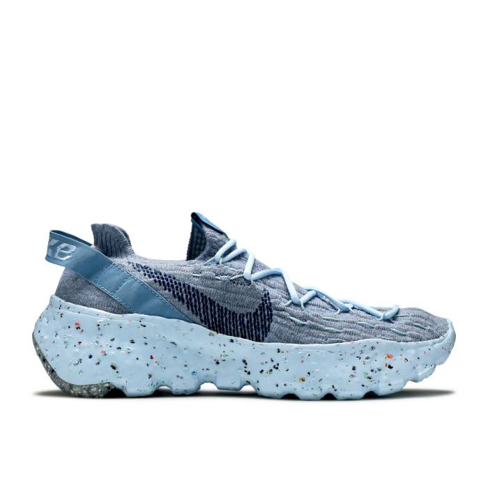 ナイキ Nike 【 Wmns Space Hippie 04 \u0027Chambray Blue\u0027 Women Chambray Blue/Chambray/Light Armory Blue/Midnight Navy 】 レディース 青み 青色 紺色 米国海軍