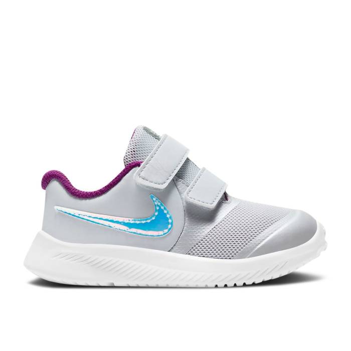 ナイキ Nike 【 Star Runner 2 Power Td \u0027Pure Platinum Iridescent Swoosh\u0027 Infant Pure Platinum/Barely Volt/Red Plum/Multi-Color 】 Power 力強さ Platinum プラチナム もの言う花 純一無雑 Platinum プラチナム Red 赤・赤いこと