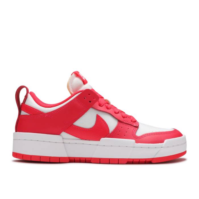 ナイキ Nike 【 Wmns Dunk Low Disrupt \u0027Siren Red\u0027 Women Siren Red/Siren Red/White 】 ダンク レディース Red 赤・赤いこと 白いこと 白いこと