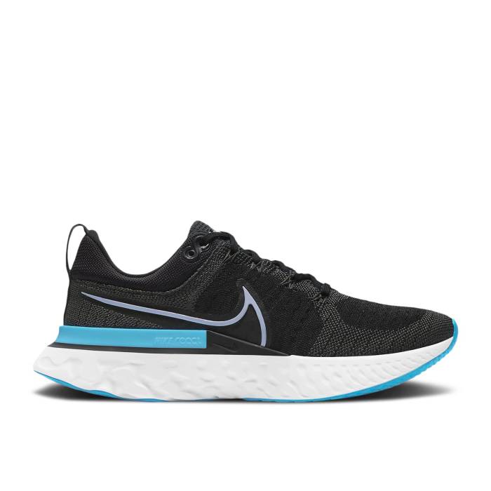 ナイキ Nike 【 Wmns React Infinity Run Flyknit 2 'Anthracite Lagoon Pulse' Women Anthracite/Black/Lagoon Pulse/Ghost 】 リアクト ラン フライニット 靴 レディース靴 スニーカー レディース 黒色 ブラック画像