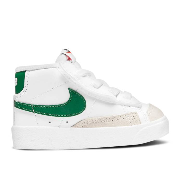 ナイキ Nike 【 Blazer Mid \u002777 Td \u0027White Pine Green\u0027 Infant White/Pine Green/Black/Pine Green 】 ブレイザー ミッド もの言う花 白いこと 白いこと green 緑・緑であること 黒いこと 黒いこと