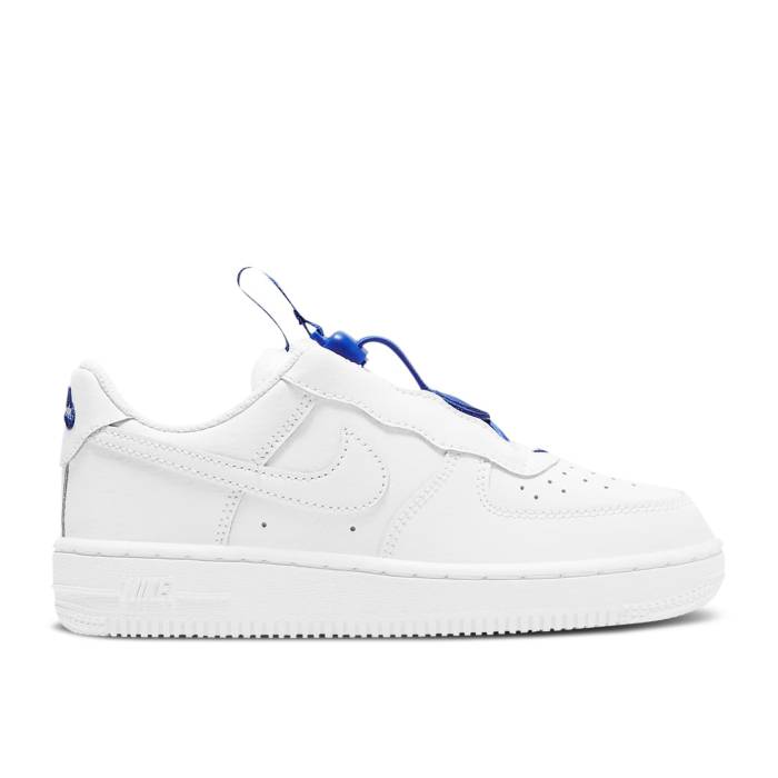 ナイキ Nike 【 Force 1 Toggle Ps 'White Hyper Royal' Youth White/Hyper Royal/White 】 ジュニア キッズ 白色 ホワイト|スニケス