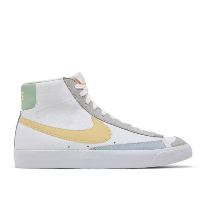 ナイキ Nike 【 Blazer Mid 77 Vintage White Lemon Wash Men White/Lemon Wash 】 ブレイザー ミッド vintage ビンテージ・ヴィンテージ メンズ 白色 ホワイト