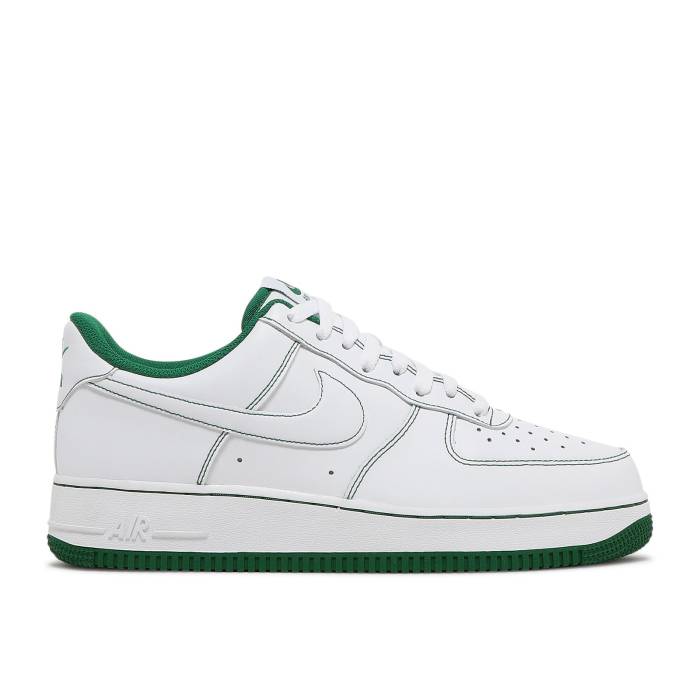 ナイキ Nike 【 Air Force 1 \u002707 \u0027Contrast Stitch - White Pine Green\u0027 Men White/White/Pine Green 】 白いこと 白いこと メンズ 白いこと 白いこと green 緑・緑であること