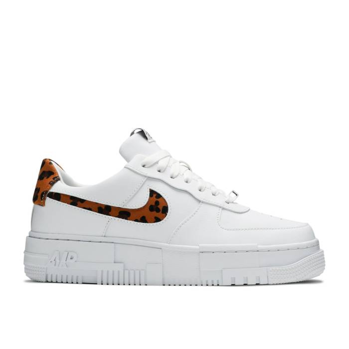 ナイキ Nike 【 Wmns Air Force 1 Pixel Se \u0027Leopard Print\u0027 Women White/White/White 】 レディース 白いこと 白いこと