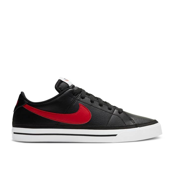 ナイキ Nike 【 Court Legacy \u0027Black University Red\u0027 Men Black/White/University Red 】 厚地の外套 legacy レガシー メンズ 黒いこと 黒いこと 白いこと 白いこと Red 赤・赤いこと