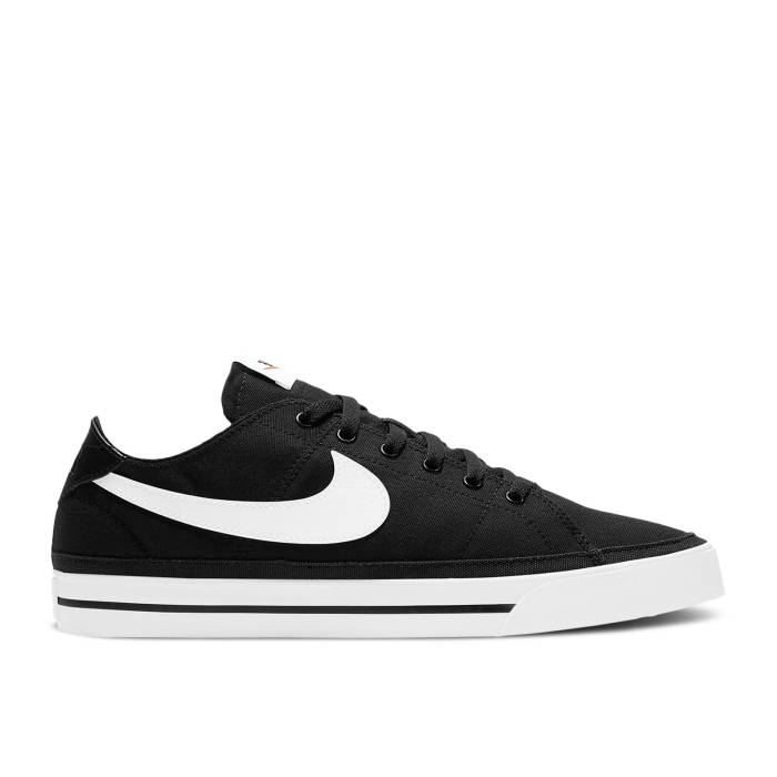 ナイキ Nike 【 Court Legacy Canvas \u0027Black White\u0027 Men Black/White 】 厚地の外套 legacy レガシー メンズ 黒いこと 黒いこと 白いこと 白いこと