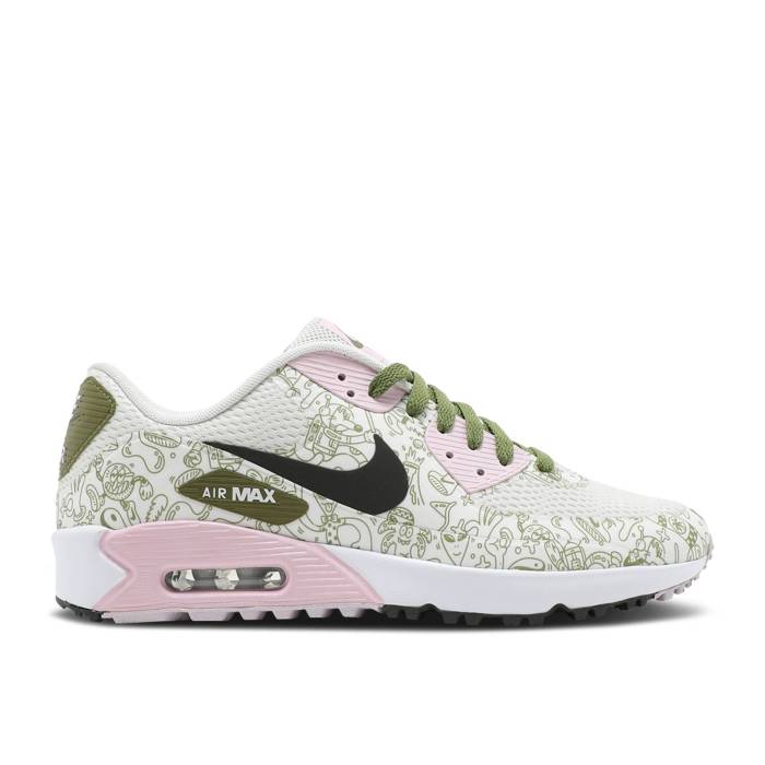 ナイキ Nike 【 Air Max 90 Nrg Golf \u0027Space\u0027 Men Sail/Pink Foam/Asparagus/Newsprint 】 マックス golf ゴルフ メンズ pink サクラ色