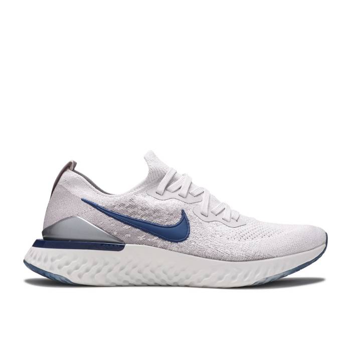 ナイキ Nike 【 Epic React Flyknit 2 \u0027Vast Grey Coastal Blue\u0027 Men Vast Grey/Coastal Blue/Atmosphere 】 Epic 叙事詩 リアクト 飛球編み物 薄墨色 薄墨色 メンズ 薄墨色 薄墨色 青味 青み