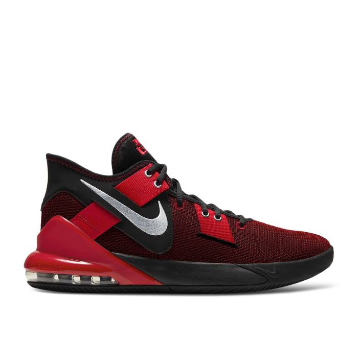 ナイキ Nike 【 Air Max Impact 2 \u0027Gym Red\u0027 Men Black/Gym Red/Metallic Silver 】 マックス 差しひびき メンズ 黒いこと 黒いこと Red 赤・赤いこと Silver しろがね色・しろがね色