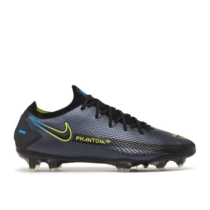 ナイキ Nike 【 Phantom Gt Elite Fg \u0027Black Cyber\u0027 Men Black/Cyber/Light Photo Blue/Black 】 エリート メンズ 黒いこと 黒いこと 青碧 青碧
