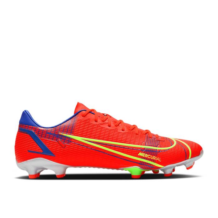 ナイキ Nike 【 Mercurial Vapor 14 Academy Fg Mg \u0027Bright Crimson Indigo Burst\u0027 Men Bright Crimson/Indigo Burst/White/Metallic Silver 】 翰林院 クリムゾン 藍色・インディゴ メンズ クリムゾン 藍色・インディゴ 赤ちょうちん