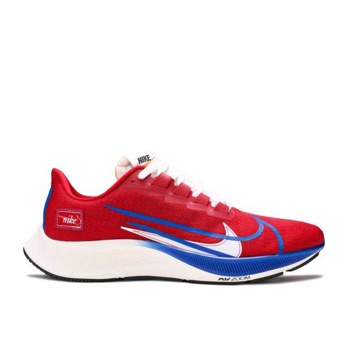 ナイキ Nike 【 Air Zoom Pegasus 37 Premium \u0027Gym Red Game Royal\u0027 Men Gym Red/White/Sail/Game Royal 】 望遠レンズ ペガサス Premium 割り増し金 Red 赤・赤いこと Game 競り合い メンズ Red 赤・赤いこと 白いこと 白いこと Game 競り合い