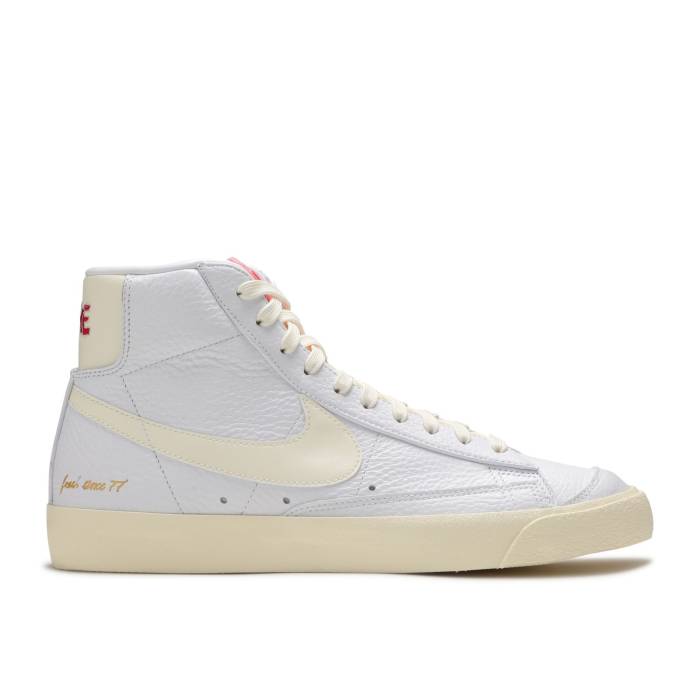 ナイキ Nike 【 Blazer Mid \u002777 Vintage \u0027Popcorn\u0027 Men White/Coconut Milk/Coconut Milk 】 ブレイザー ミッド vintage ビンテージ・ヴィンテージ メンズ 白いこと 白いこと