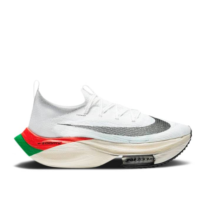 ナイキ Nike 【 Wmns Air Zoom Alphafly Next% \u0027Kenya\u0027 Women White/Lucky Green/Chile Red/Black 】 望遠レンズ レディース 白いこと 白いこと green 緑・緑であること Red 赤・赤いこと 黒いこと 黒いこと レディース靴-スニーカー