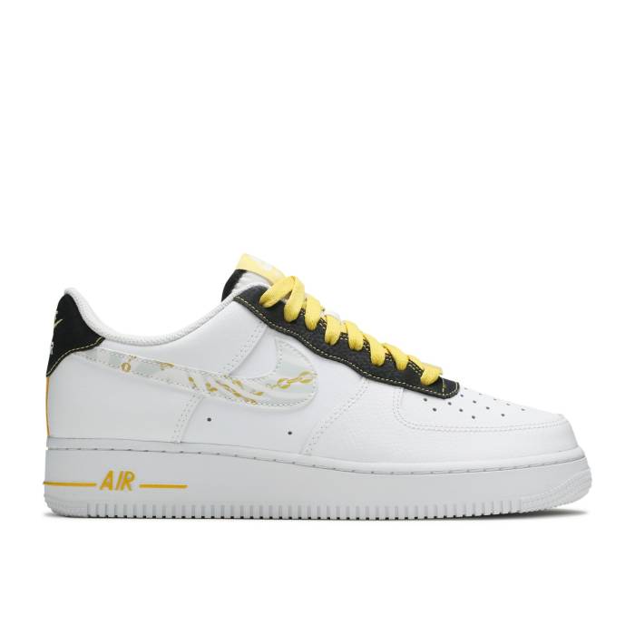 ナイキ Nike 【 Air Force 1 \u002707 Lv8 \u0027Gold Links Zebra Print\u0027 Men White/Saturn Gold/Black/Photon Dust 】 メンズ 白いこと 白いこと ゴールド 黒いこと 黒いこと