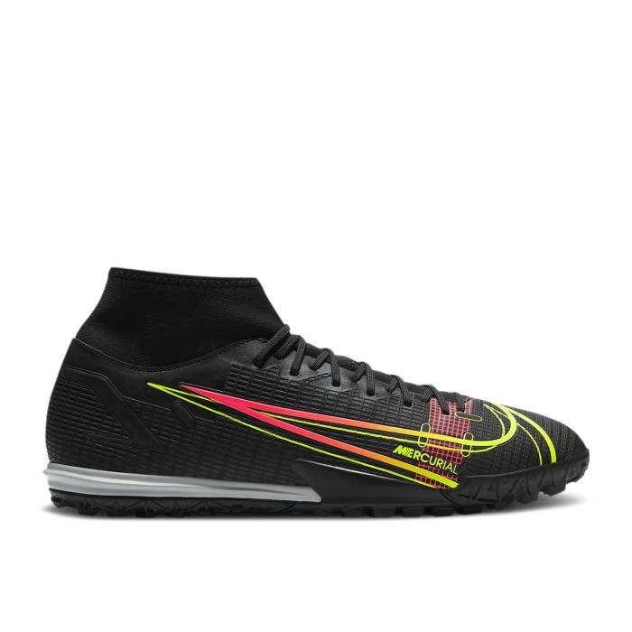 ナイキ Nike 【 Mercurial Superfly 8 Academy Tf Black Cyber Men Black/Off Noir/Cyber 】 アカデミー メンズ 黒色 ブラック