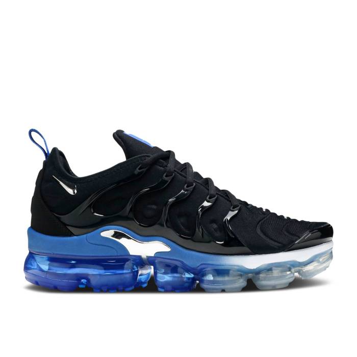 ナイキ Nike 【 Air Vapormax Plus \u0027Orlando Magic\u0027 Men Black/Game Royal/White/Metallic Silver 】 メンズ 黒いこと 黒いこと Game 取り組み 白いこと 白いこと Silver しろがね色・しろがね色